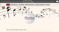 Desktop Screenshot of musikus.at