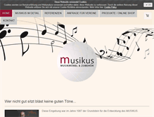 Tablet Screenshot of musikus.at